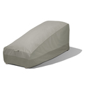 Classic Accessories Weekend 72 In Outdoor Chaise Cover w/ Duck Dome, Moon Rock WCE743432